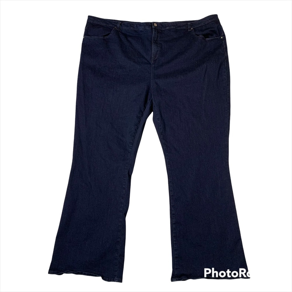Universal Standard Women’s Sava High Rise Flare Blue Jeans Plus Size 32